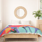 Where Flowers Blossom, So Does Hope. #painting #abstract Duvet Cover Gallery Image 3