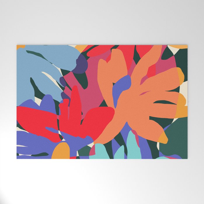 Where Flowers Blossom, So Does Hope. #painting #abstract Welcome Mat Gallery Image 1