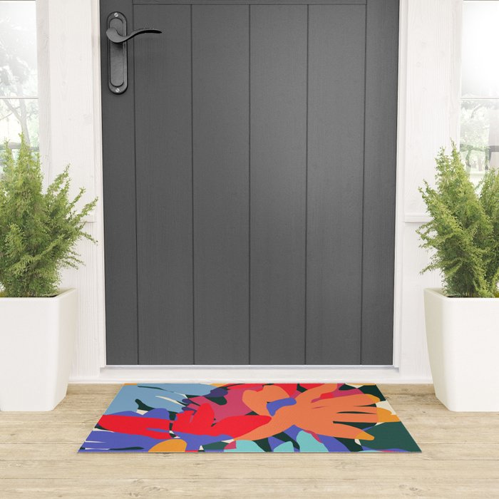 Where Flowers Blossom, So Does Hope. #painting #abstract Welcome Mat Gallery Image 3