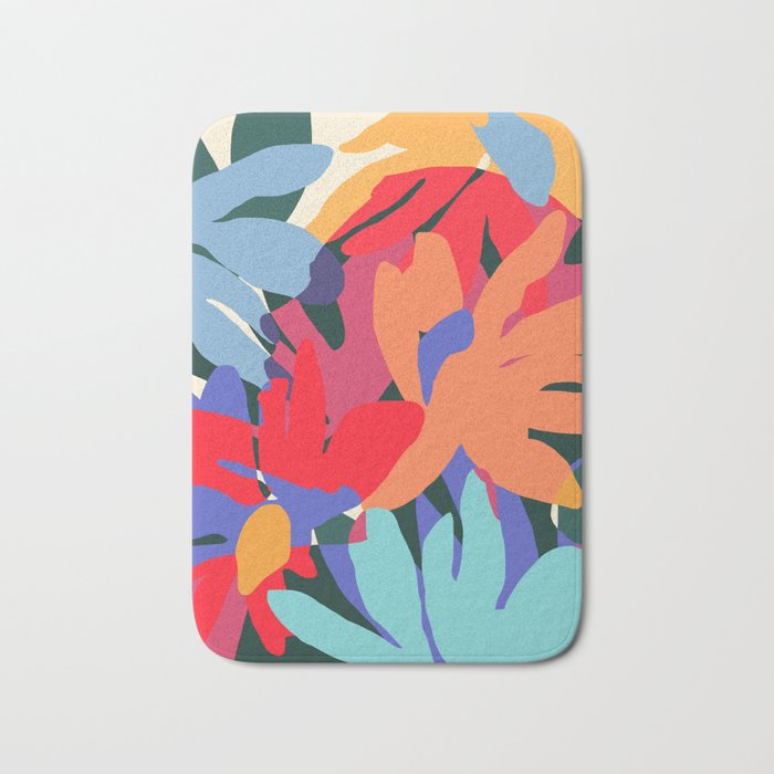 Where Flowers Blossom, So Does Hope. #painting #abstract Bath Mat Gallery Image 1