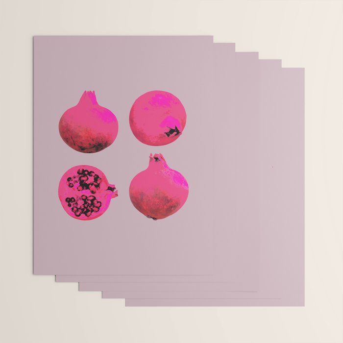 Pomegranates(Pink) Wrapping Paper Gallery Image 3