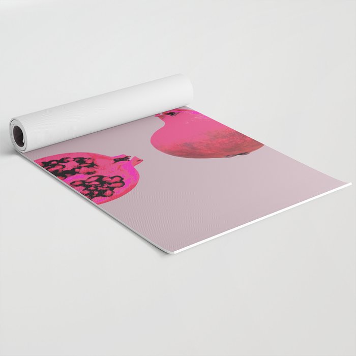 Pomegranates(Pink) Yoga Mat Gallery Image 2