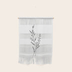 Minimal Wildflower Line Art Branch Wall Hanging Gallery Image 1