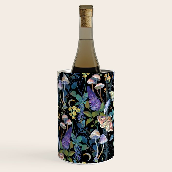 Crystals Moth Mushrooms Wine Chiller Gallery Image 2