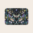Crystals Moth Mushrooms Bath Mat Gallery Image 1