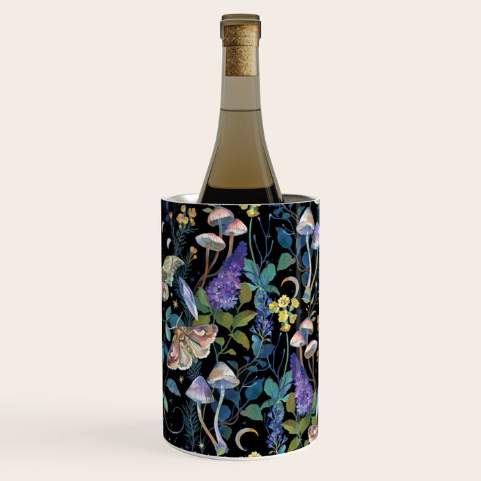 Crystals Moth Mushrooms Wine Chiller Gallery Image 3