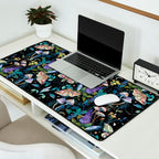 Crystals Moth Mushrooms Desk Mat Gallery Image 2