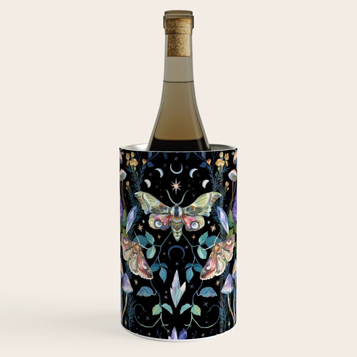 Crystals Moth Mushrooms Wine Chiller Gallery Image 1