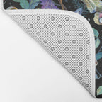 Crystals Moth Mushrooms Bath Mat Gallery Image 2