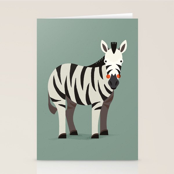Zebra, Wildlife of Africa Stationery Card Gallery Image 1