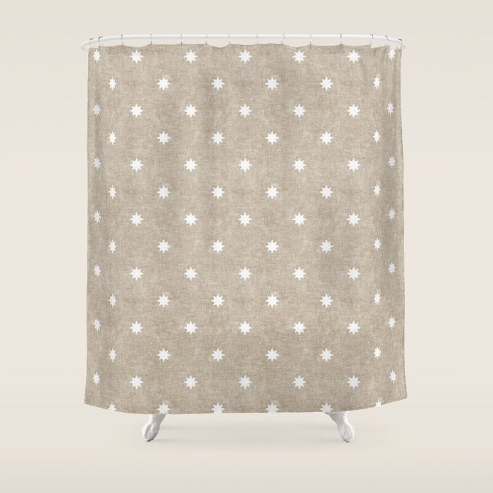 stars on stone Shower Curtain Gallery Image 1