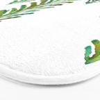 Pine Trees - Green Palette Bath Mat Gallery Image 3