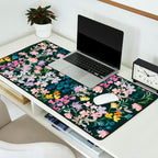 Wildflower Field on Pine Grove - Pink, Orange, Blue, & Purple Desk Mat Gallery Image 2