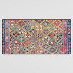 Afshar Varamin North Persian Rug Desk Mat Gallery Image 3
