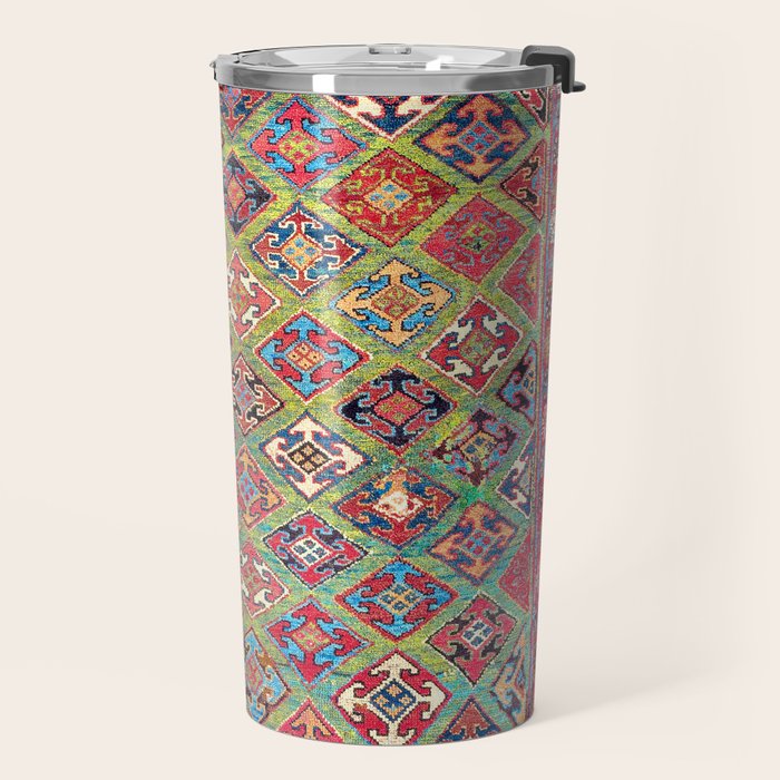 Afshar Varamin North Persian Rug Travel Mug Gallery Image 2