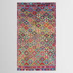 Afshar Varamin North Persian Rug Tablecloth Gallery Image 2
