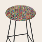Afshar Varamin North Persian Rug Stool Gallery Image 2