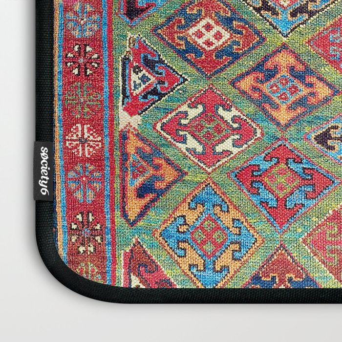 Afshar Varamin North Persian Rug Laptop Sleeve Gallery Image 3
