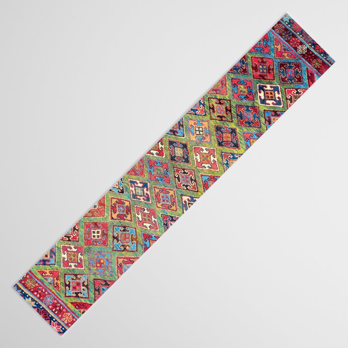 Afshar Varamin North Persian Rug Table Runner Gallery Image 3