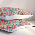 Afshar Varamin North Persian Rug Pillow Sham Gallery Image 3