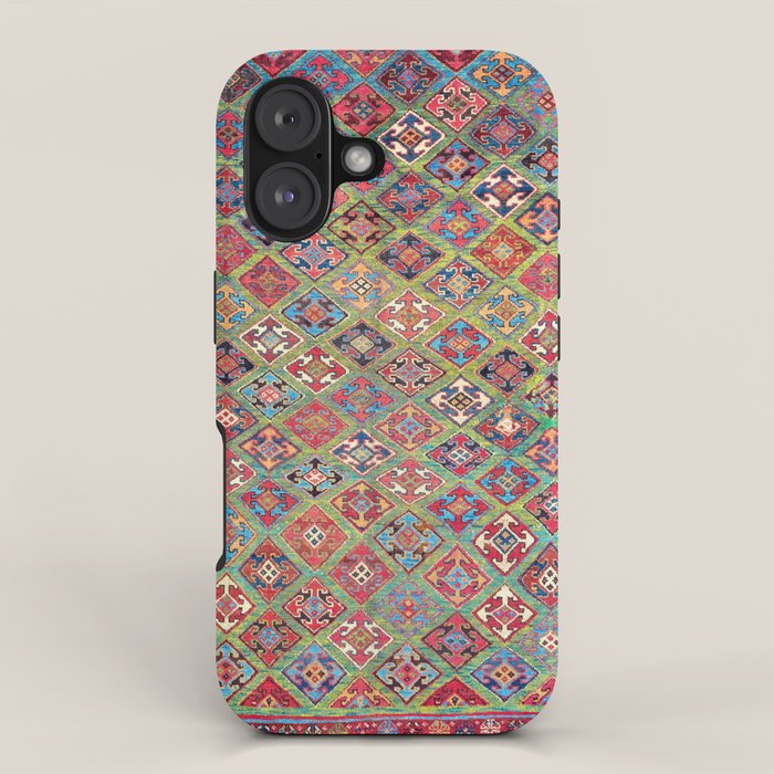 Afshar Varamin North Persian Rug iPhone Case Gallery Image 1