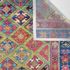 Afshar Varamin North Persian Rug Wall Tapestry Gallery Image 3