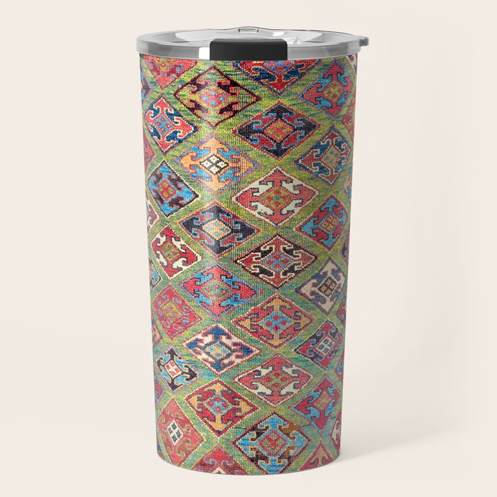 Afshar Varamin North Persian Rug Travel Mug Gallery Image 1