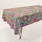 Afshar Varamin North Persian Rug Tablecloth Gallery Image 1
