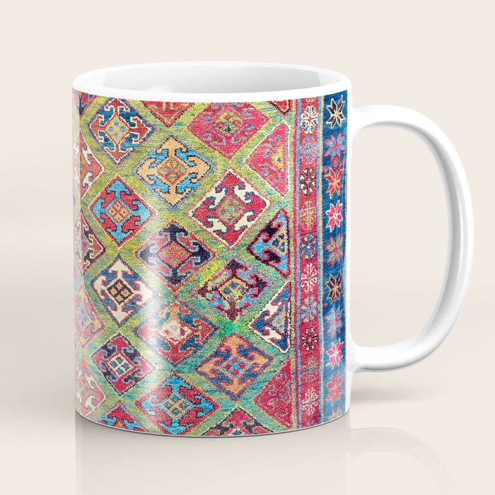 Afshar Varamin North Persian Rug Coffee Mug Gallery Image 1