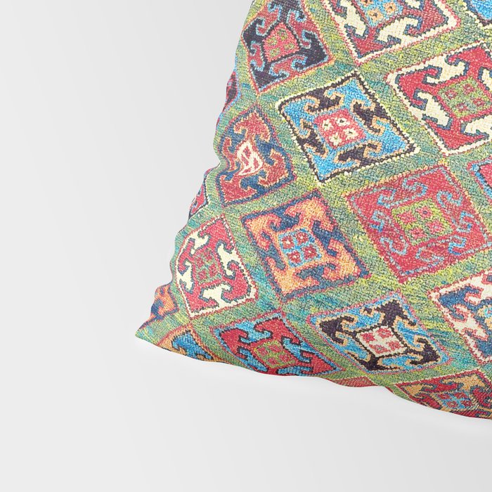 Afshar Varamin North Persian Rug Pillow Sham Gallery Image 4