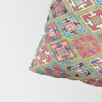 Afshar Varamin North Persian Rug Pillow Sham Gallery Image 4