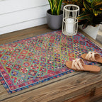 Afshar Varamin North Persian Rug Outdoor Rug Gallery Image 2