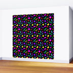 Fun colorful abstract organic shape art pattern Wall Mural Gallery Image 2