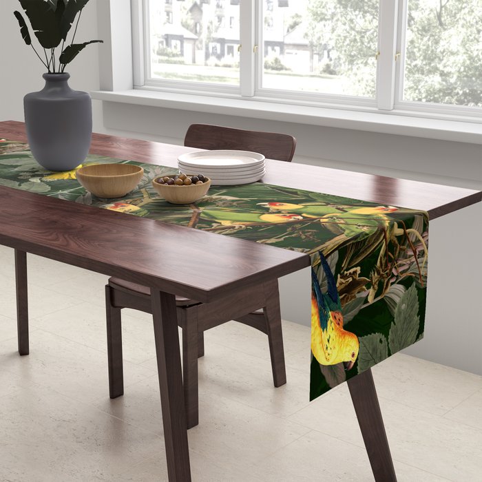 Floral and Birds XXXVI Table Runner Gallery Image 2