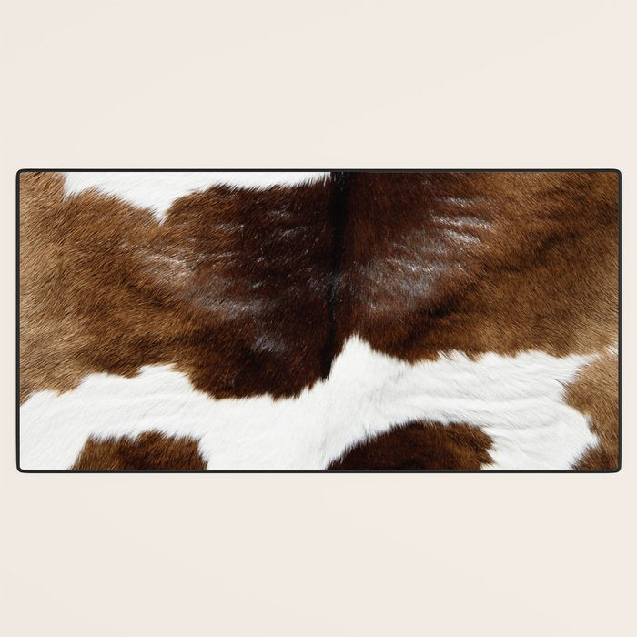 Brown Cowhide Desk Mat Gallery Image 3