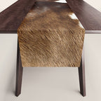 Brown Cowhide Table Runner Gallery Image 1