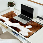 Brown Cowhide Desk Mat Gallery Image 2