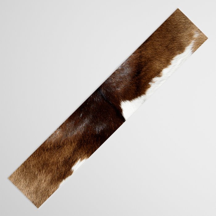 Brown Cowhide Table Runner Gallery Image 3
