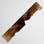 Brown Cowhide Table Runner Gallery Image 3
