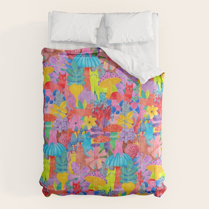 Cute Cats Hide and Seek Comforter Gallery Image 6