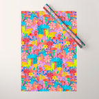 Cute Cats Hide and Seek Wrapping Paper Gallery Image 1