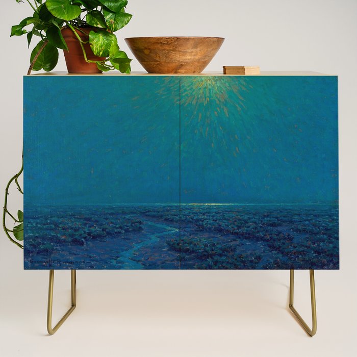 Granville Redmond-Moonlight on the Marsh Oil Painting Credenza Gallery Image 1