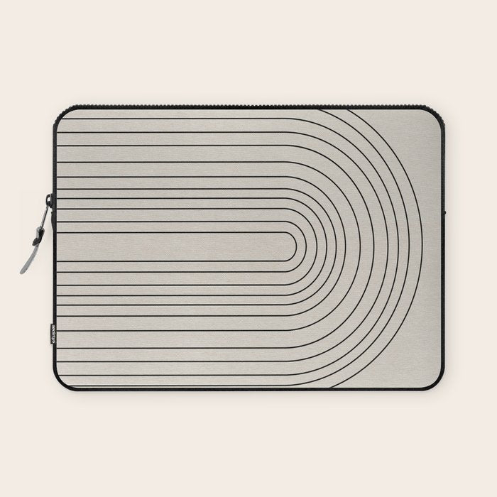 Arch Art, Modern Pattern, Mid Century  Laptop Sleeve Gallery Image 1