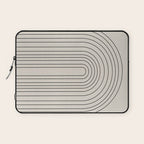 Arch Art, Modern Pattern, Mid Century  Laptop Sleeve Gallery Image 1