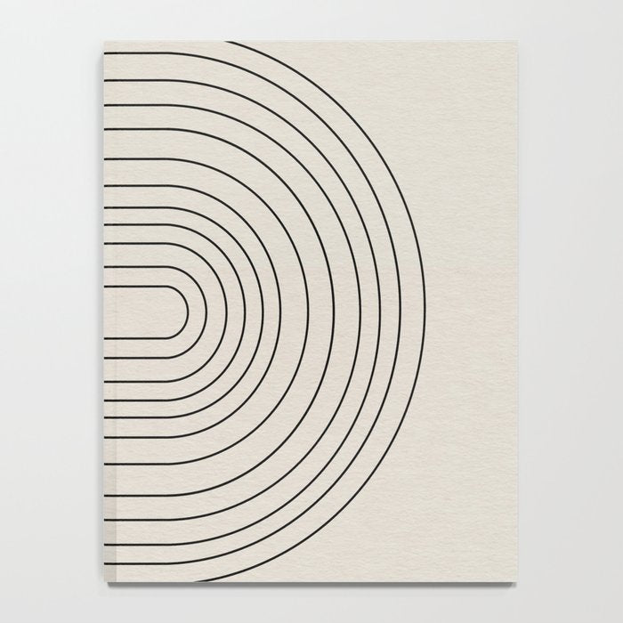 Arch Art, Modern Pattern, Mid Century  Notebook Gallery Image 4