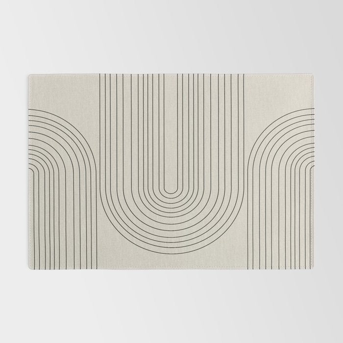 Arch Art, Modern Pattern, Mid Century  Rug Gallery Image 2