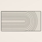 Arch Art, Modern Pattern, Mid Century  Desk Mat Gallery Image 3