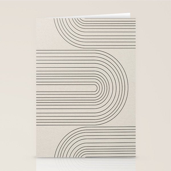 Arch Art, Modern Pattern, Mid Century  Stationery Card Gallery Image 2