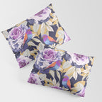 Bird in the rose bush D Pillow Sham Gallery Image 3