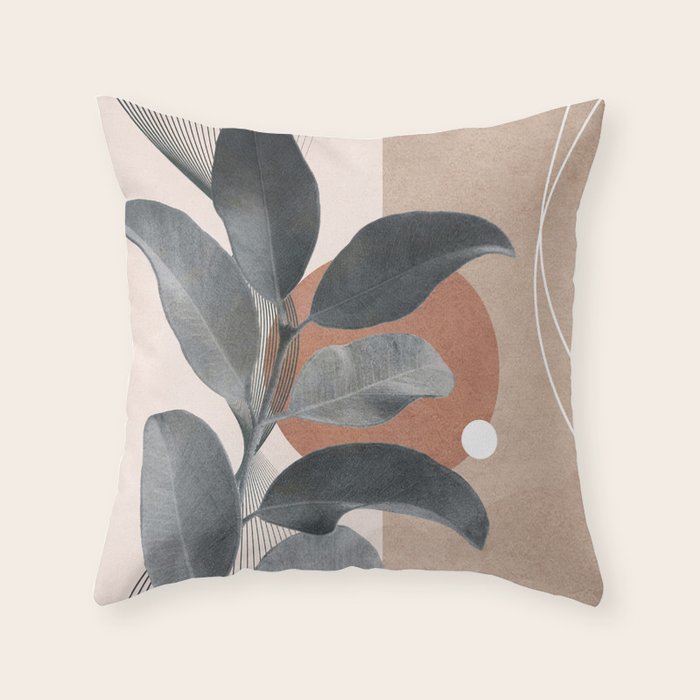 Plant Life Design 02 Throw Pillow Gallery Image 6